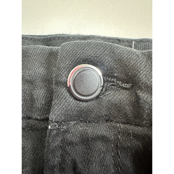 GOOD AMERICAN Women's SIZE 12 Black Straight Leg Stretchy Jeans Denim - Picture 4 of 11